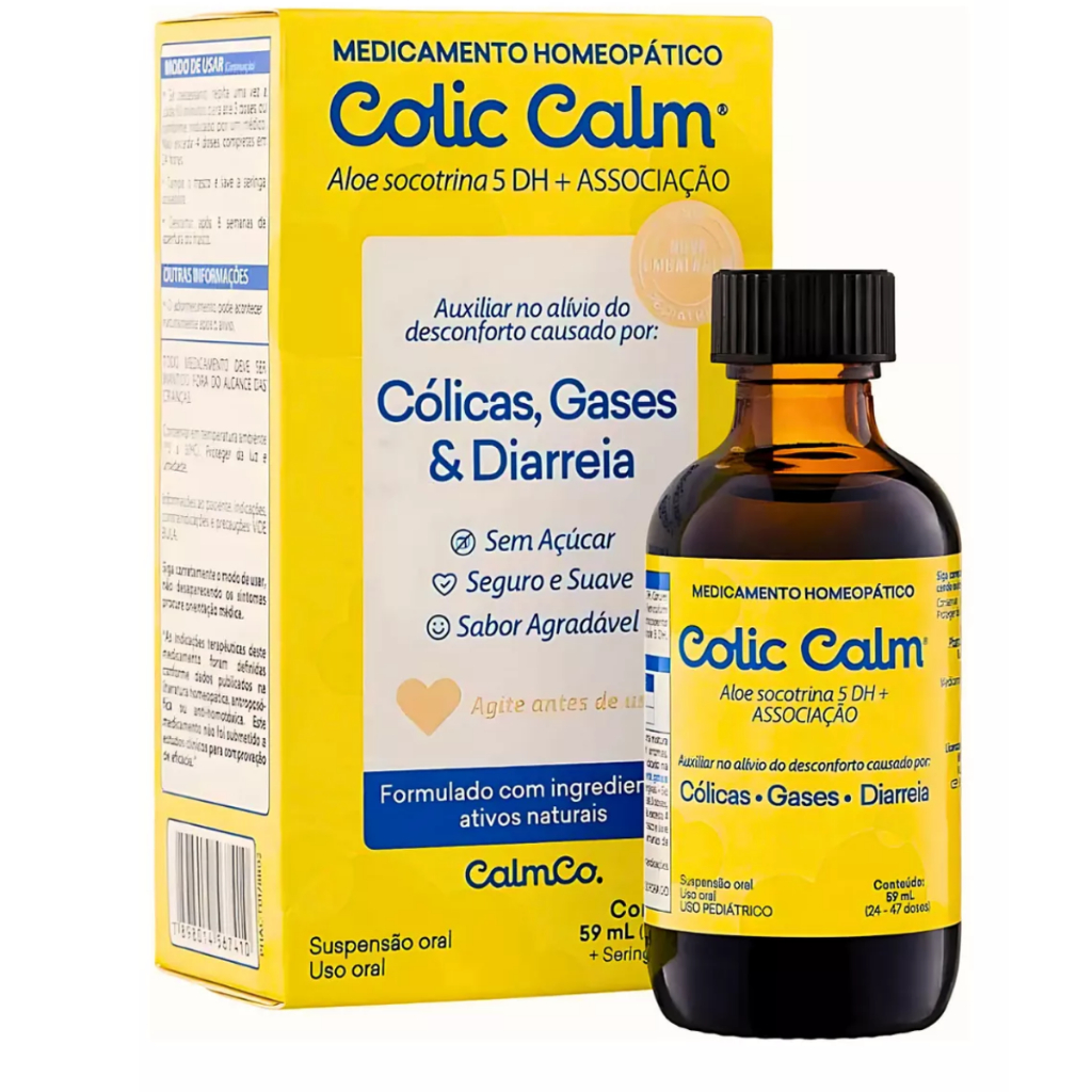 Colic Calm 59ml Para Cólica, Gases & Diarreia | Shopee Brasil