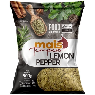 Lemon Pepper 1 Kilo e 500g - Mais Temperos Oficial