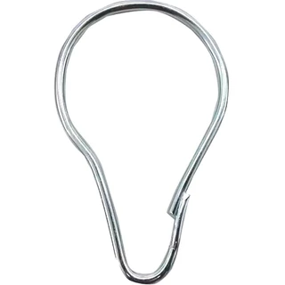 Gancho Pera Para Cortina 7cm Zincado