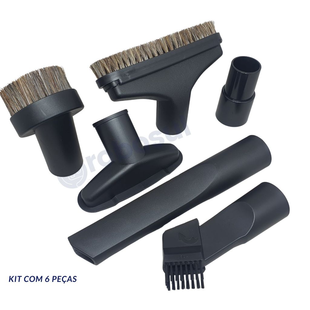 Kit Universal Bicos Bocal Adaptador Acessorios Para Aspirador de Pó Convencionais - (NÃO SERVE PARA VERTICAL)