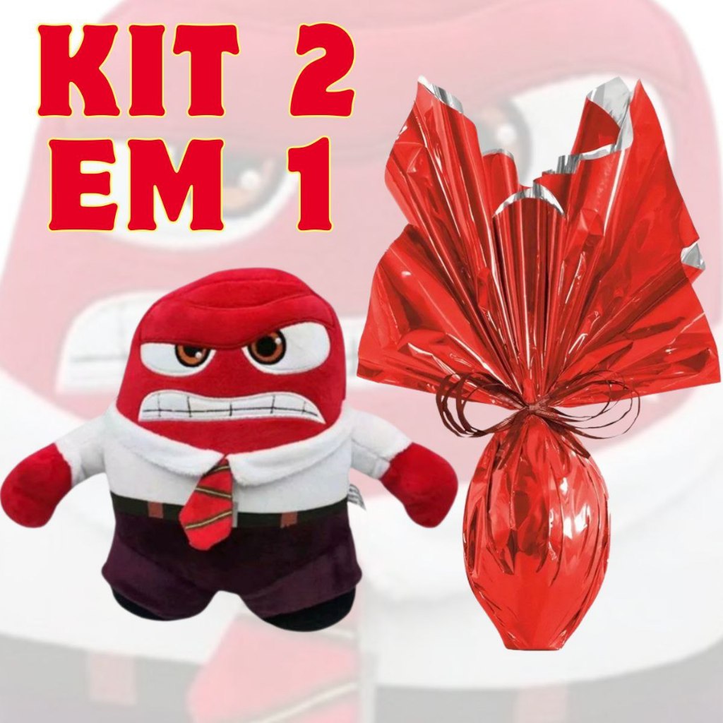 Kit Ovo De Pascoa 150g + Pelúcia Divertidamente Kit 2 em 1 | Shopee Brasil