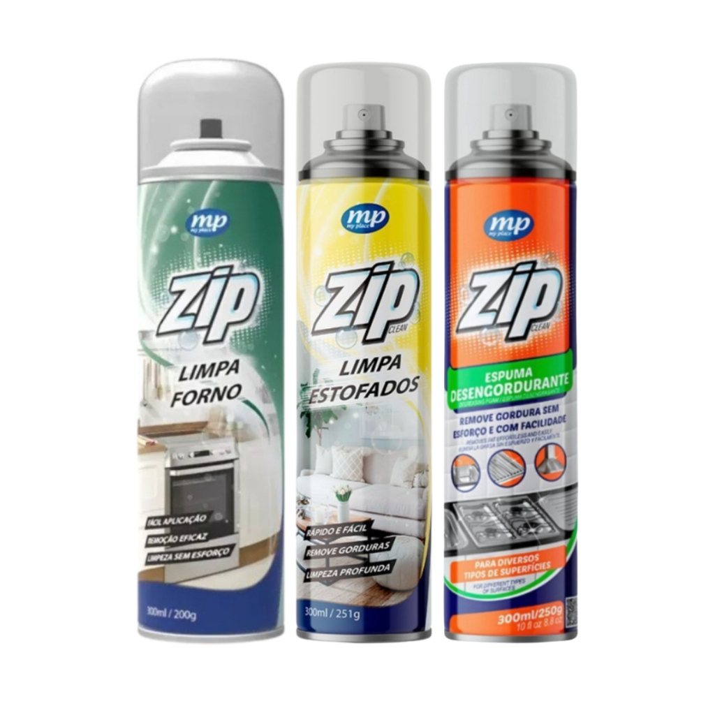 Produtos Mais Vendidos Zip Clean Limpa Estofados e Limpa Fornos e ...