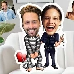 Almofada 33x23 personalizada engraçada presente namorada.