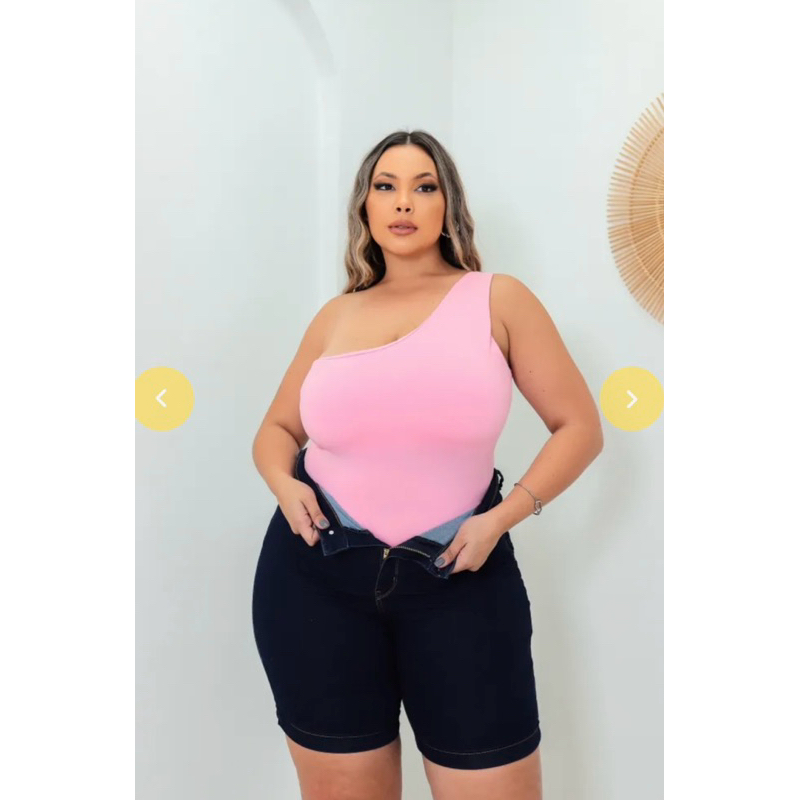 Plus Size Body Mila Suplex | Shopee Brasil