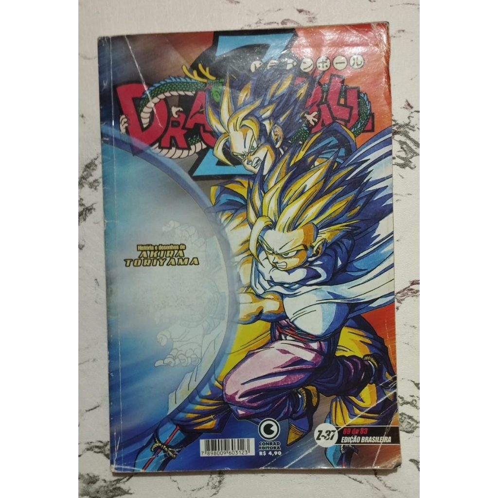 Manga Dragon Ball Z versão antiga volume Z 37 | Shopee Brasil