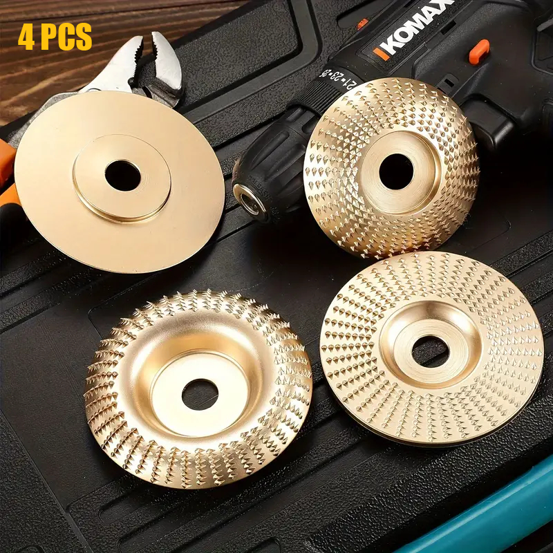 Conjunto 4pcs De Desbaste Madeira Para Corte Em Ângulo Disco Alta qualidade