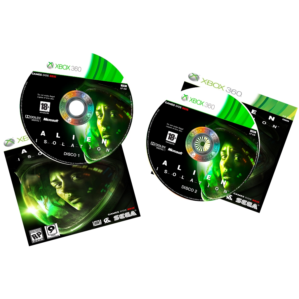 Jogo Alien isolation Xbox 360 Dublado em Português PT-BR DVD Duplo