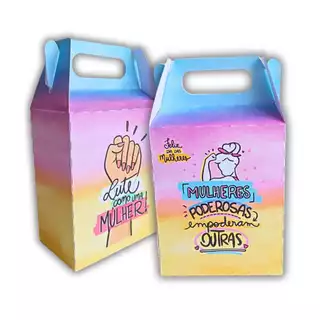 25 Caixinhas Lembrancinha Dia das Mulheres Mimo Cliente em Oferta na Shopee