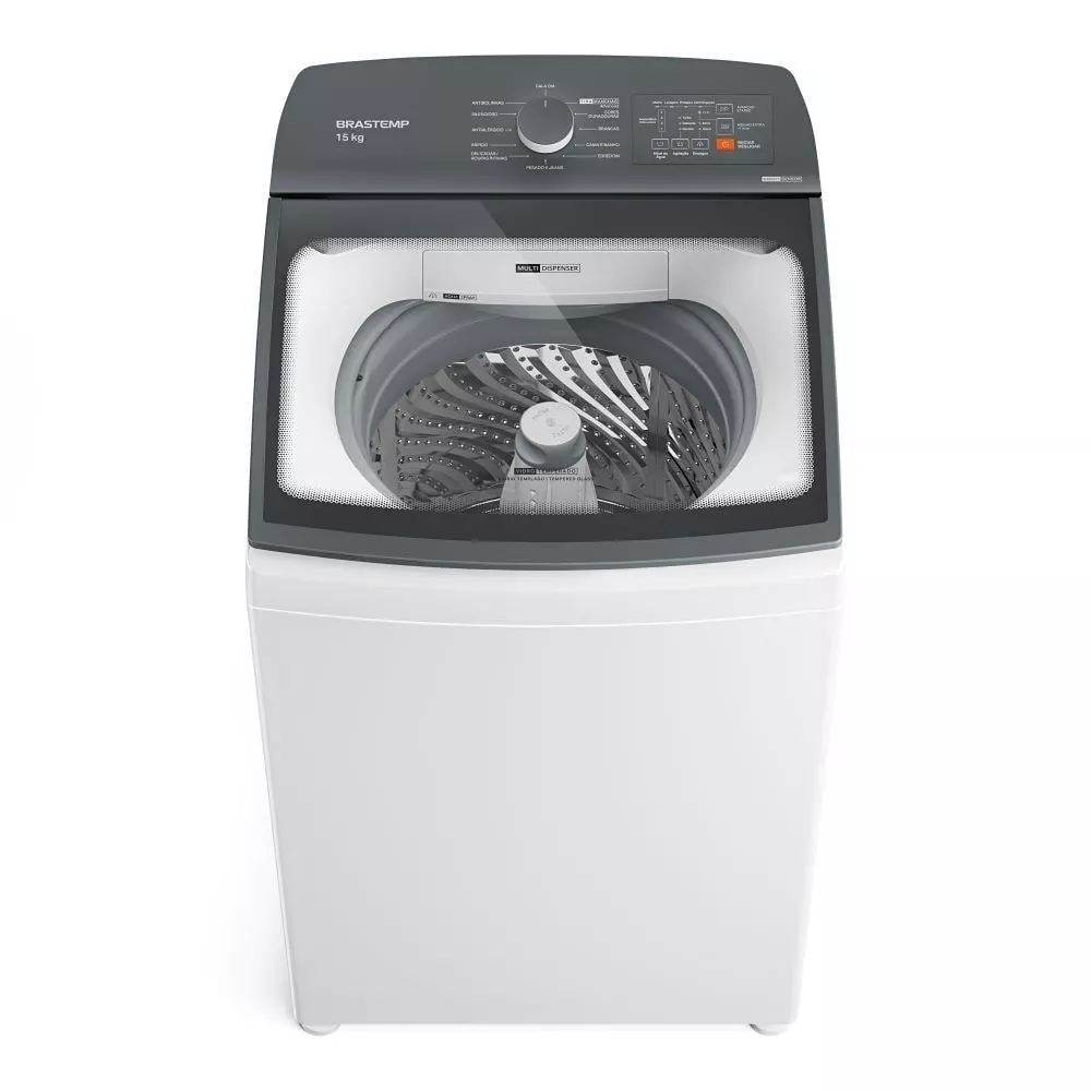 Máquina de Lavar Roupas 15 Kg Brastemp BWF15 | 12 Programas, Ciclo Tira Manchas