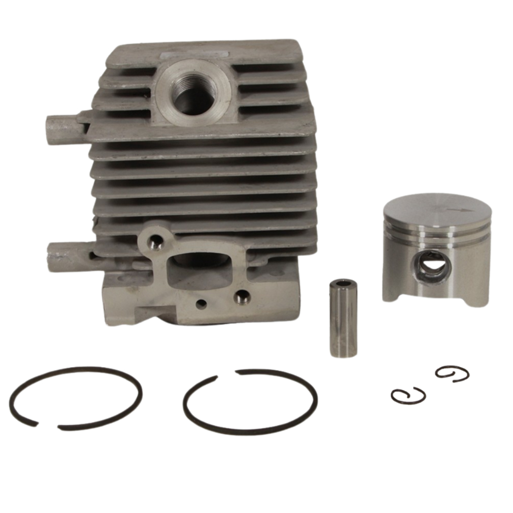 Piston 34mm Pour Tronçonneuse Stihl FC75 FC85 FS80 Etc. - Kit Avec Segments Et Clips - Ref 4137 030 2010