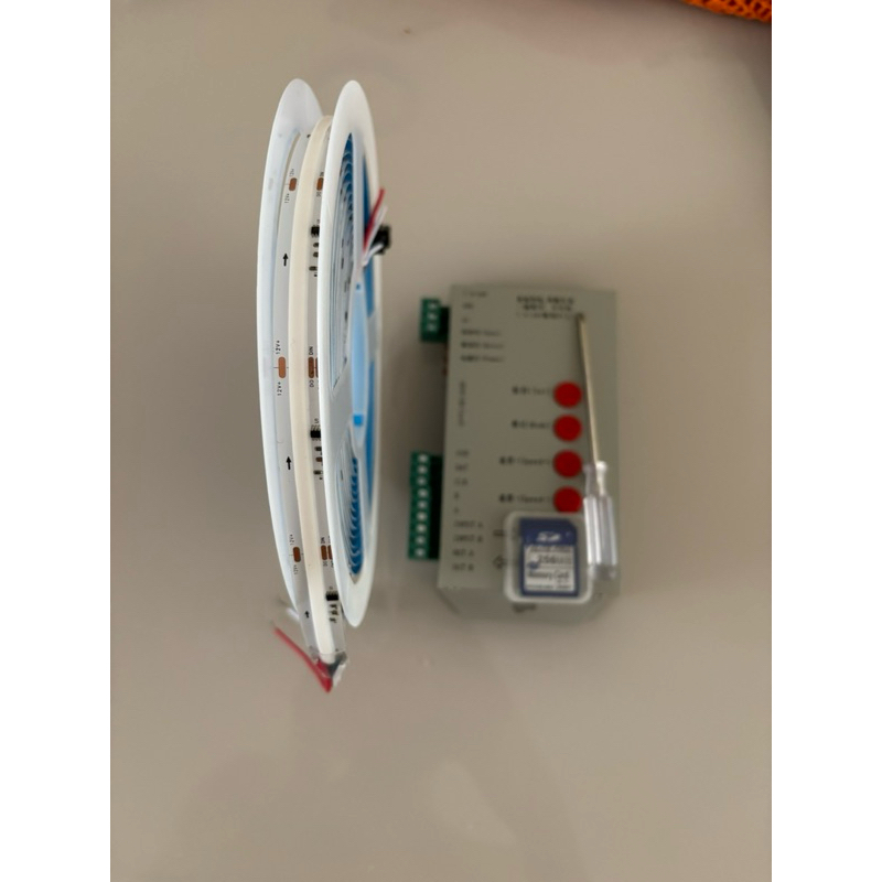 Kit de led Central T1000s + Fita led Ws2811 3600 leds neon cob para som ...