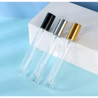 KIT Flaconete de Vidro10ml Válvula Spray Cromada Cores Sortidas Para Amostra De Perfumes - decantes QUADRADO E REDONDO em Oferta na Shopee