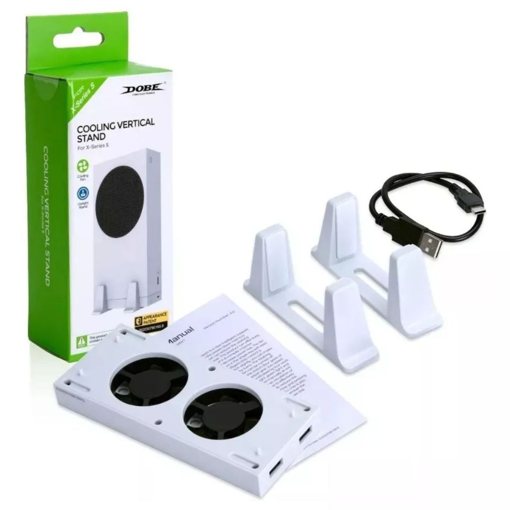 Suporte Cooler Para X-Box Series S Com 2 Ventoinhas - TYX-0658 | Shopee ...