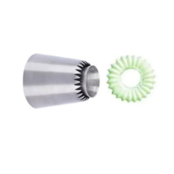 1 und Bico de Confeitar Russo R012 Sultane Aberto Biscoito S