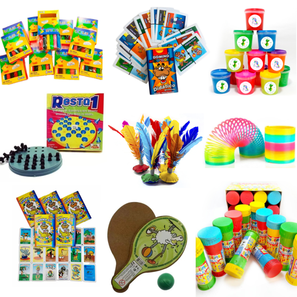 Lembrancinhas Baratas para Festa Infantil Kit 100 Brinquedos Divertidos ...