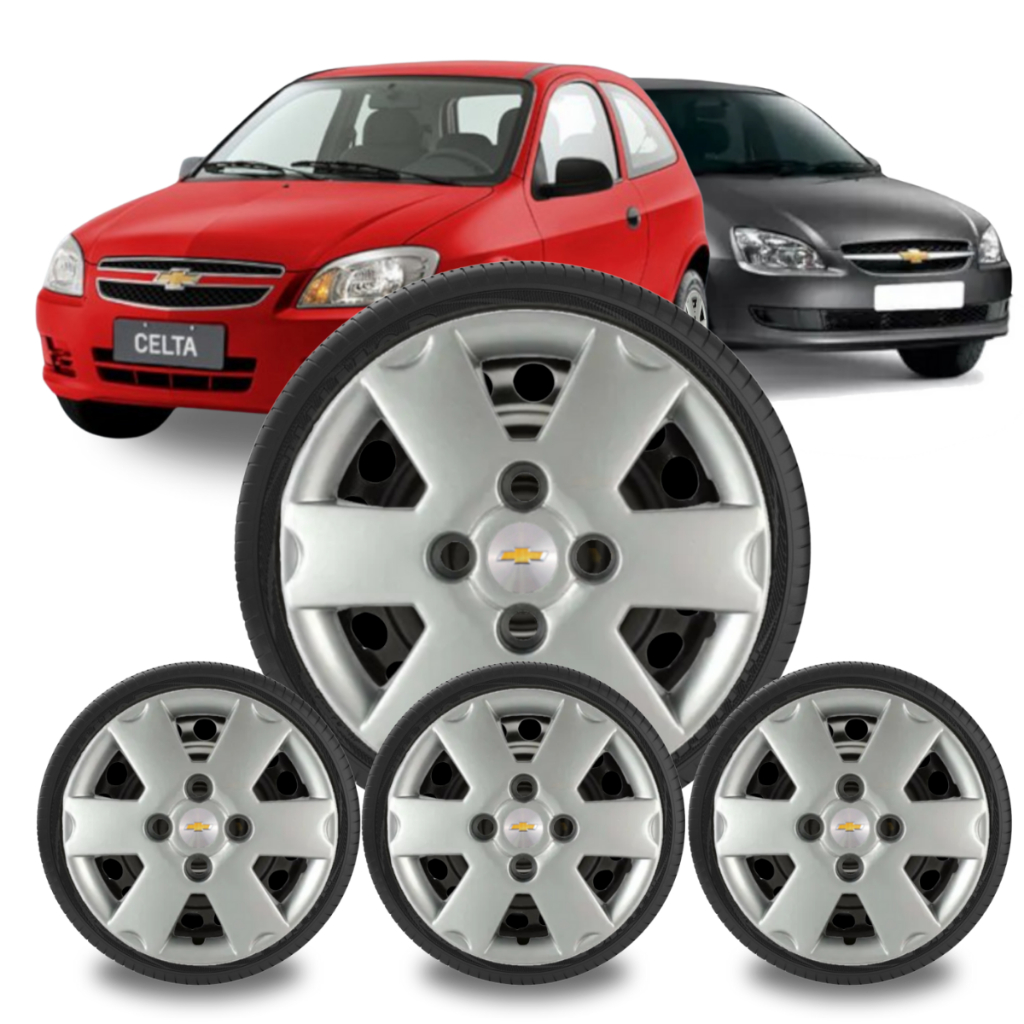 Kit Calota Corsa Celta Prisma Classic Aro 13 033cd | Shopee Brasil