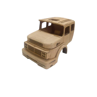 Miniatura Da Cabine Do Caminhão Em Mdf Mercedes 1934