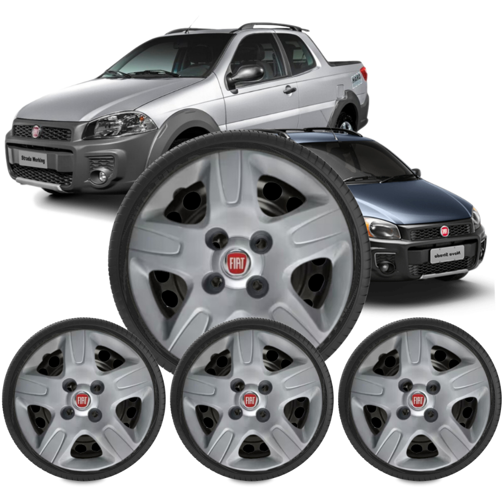 Calota Aro 14 Fiat Strada 111vm | Shopee Brasil