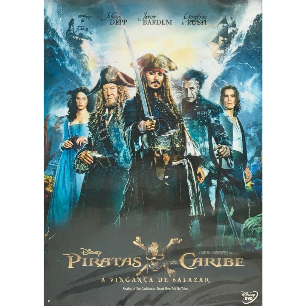 Piratas do Caribe: A Vingança de Salazar (dvd) | Shopee Brasil