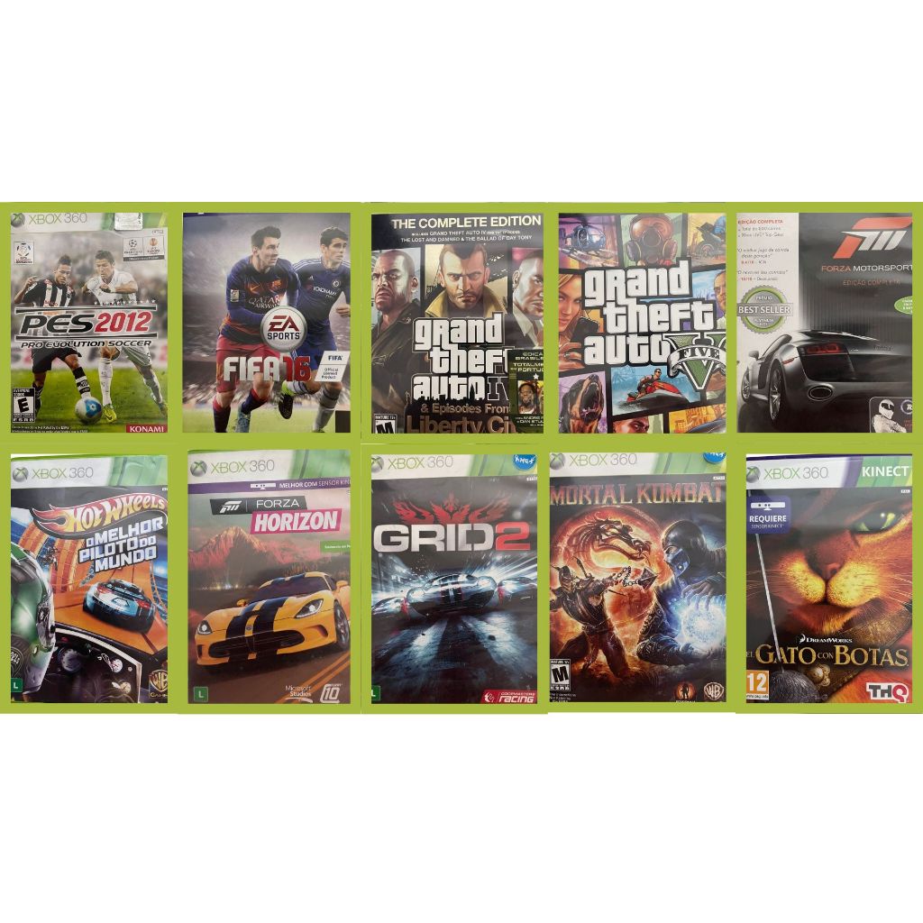 Jogos Xbox 360 ORIGINAIS Mídia Física