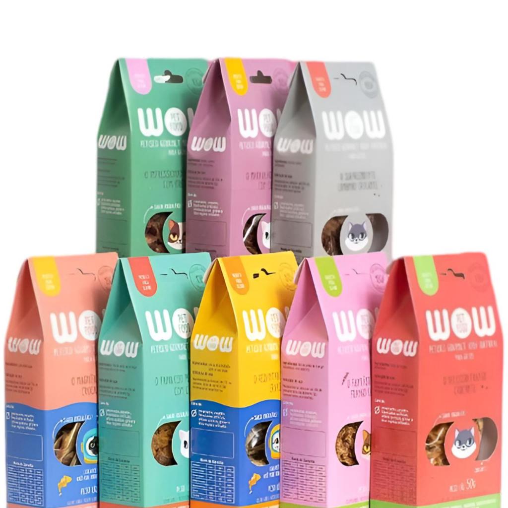 Petisco Desidratado P/ Cães Wow 100% Natural Vários Sabores em Oferta na Shopee