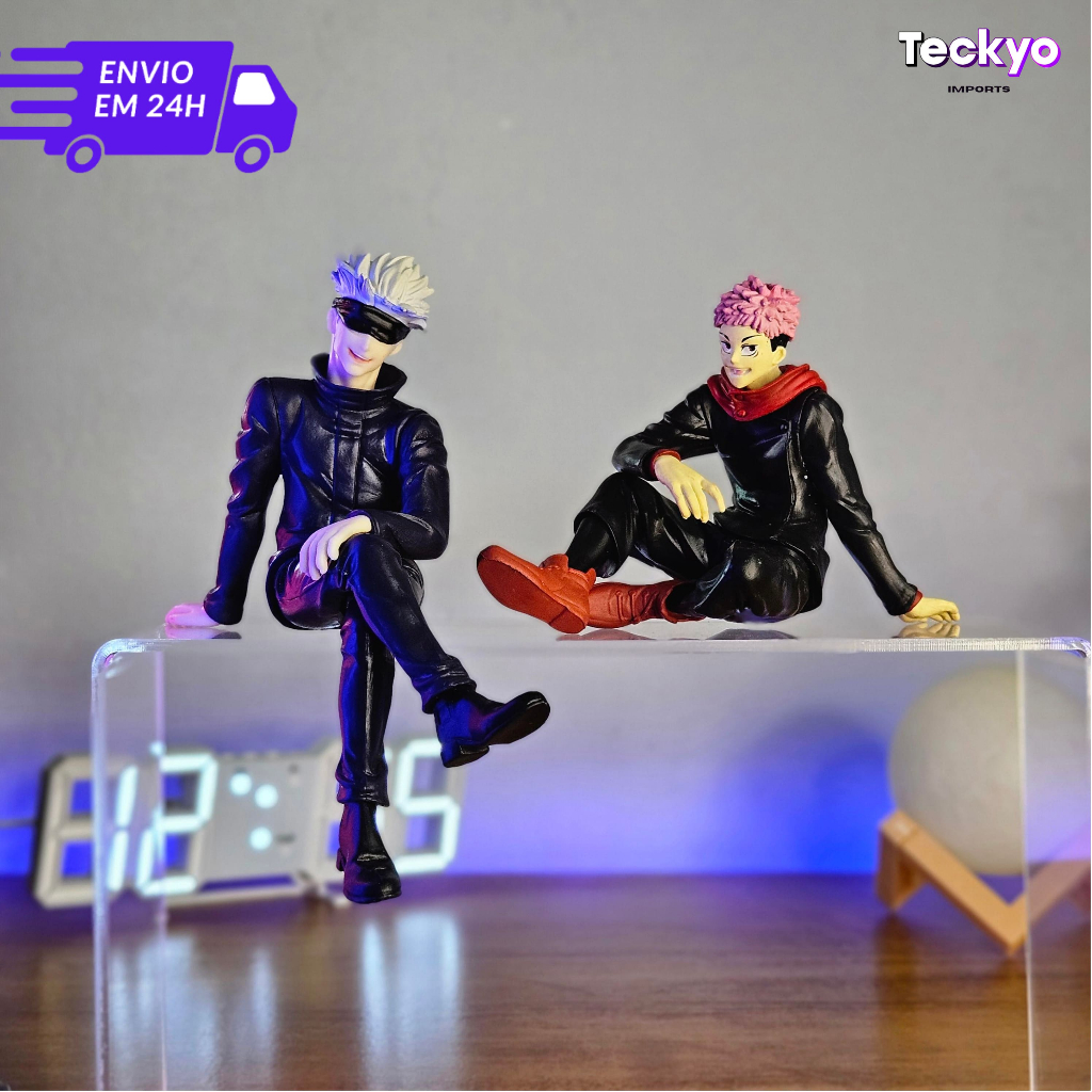Action Figure Jujutsu Kaisen Satoru Gojo e Itadori Yuji JUJU Boneco ...