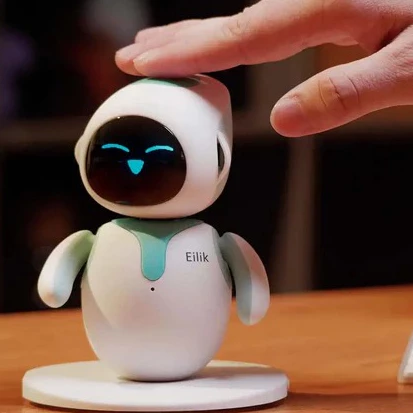 Eilik-Robô Inteligente Robô fofo para crianças e adultos, seu companheiro interativo perfeito