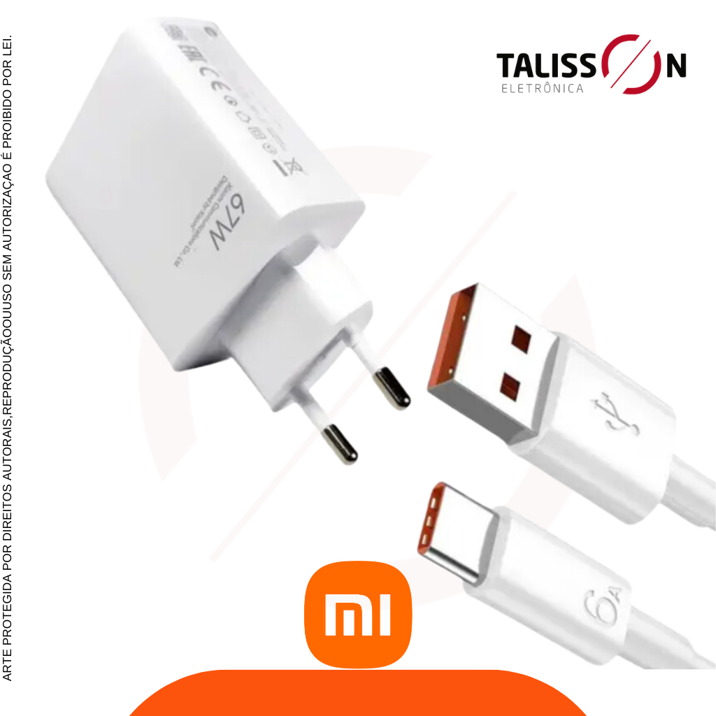 Fonte Usb Carregador Ultra Rápido 67w Usb C Turbo | Shopee Brasil