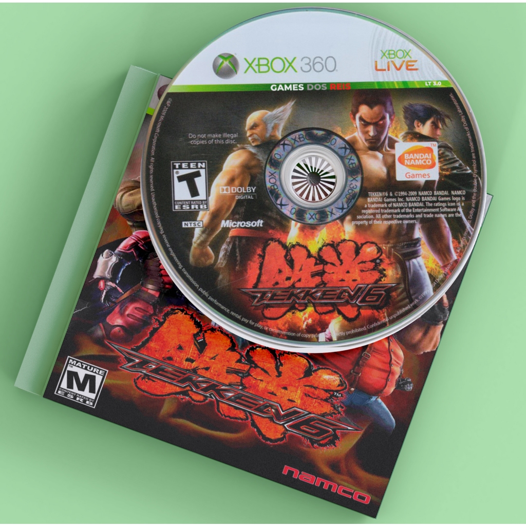 Jogo Tekken 6 Xbox 360 em Mídia Física | Shopee Brasil