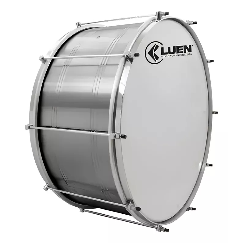 Bombo 30x22 Alumisteel 10 Afin Aro Bola Cromado Pele Leitosa | Shopee ...