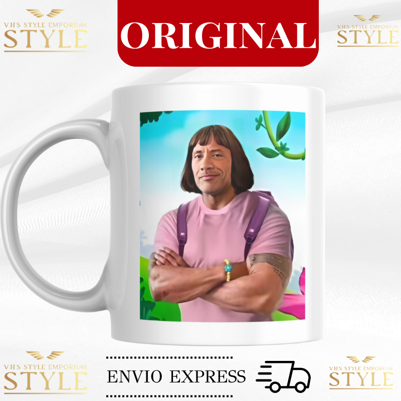 🌟 Caneca The Rock Dora - Força e Aventura em Cada Gole! ☕💪🎒 | Shopee Brasil