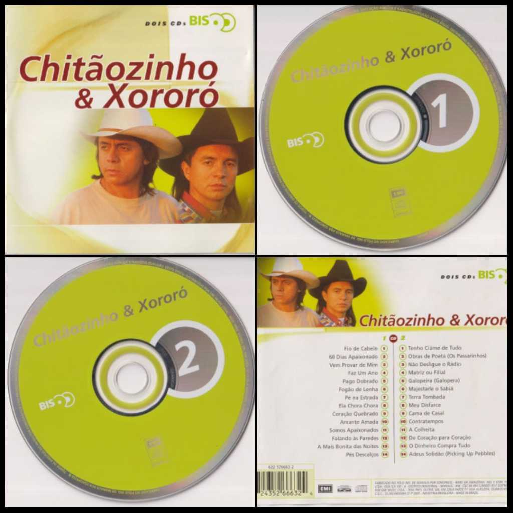 CD CHITÃOZINHO & XORORÓ OPÇÕES e DETALHES NA DESCRIÇÃO | Shopee Brasil