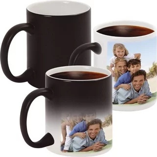 Caneca Magica Personalizada De Porcelana Com Sua Foto Nome Frase