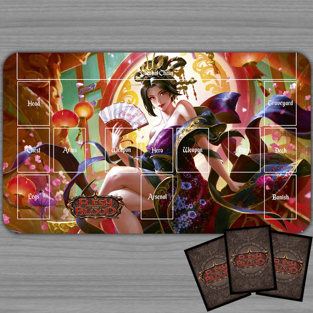 PLAYMAT FLESH AND BLOOD TCG - NUU ALLURING DESIRE | Shopee Brasil