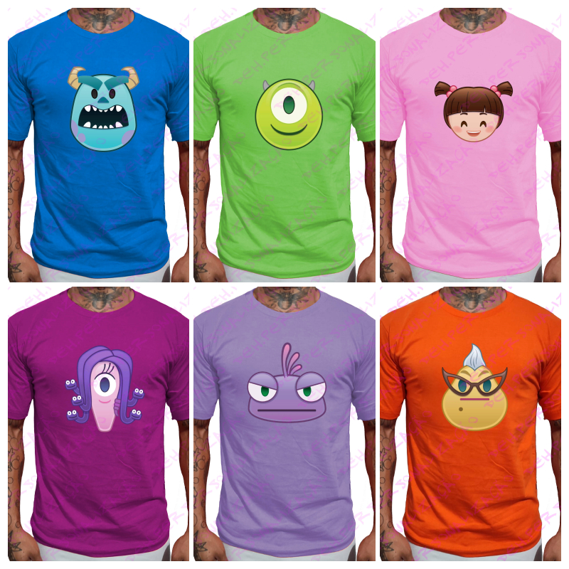 Camiseta Monstros S.A Personalizada | Shopee Brasil