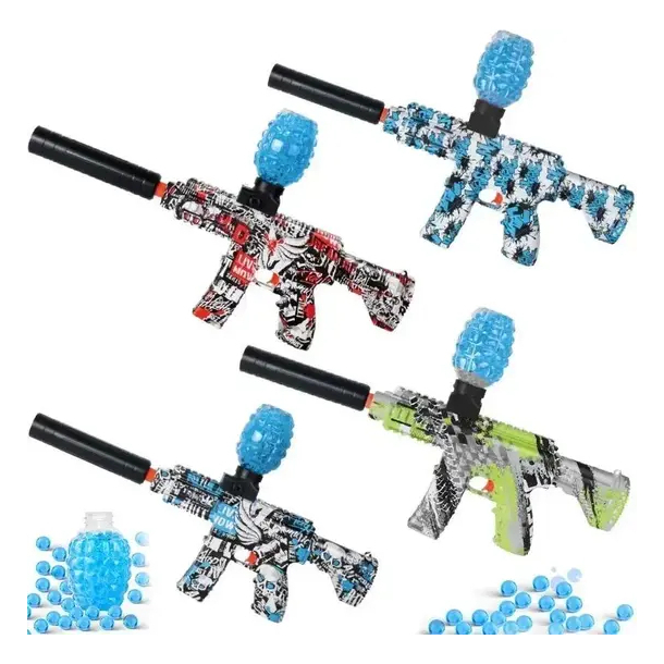Brinquedo Arminha Bolinha de Gel Rifle M416 Elétrica Automática M416 ...