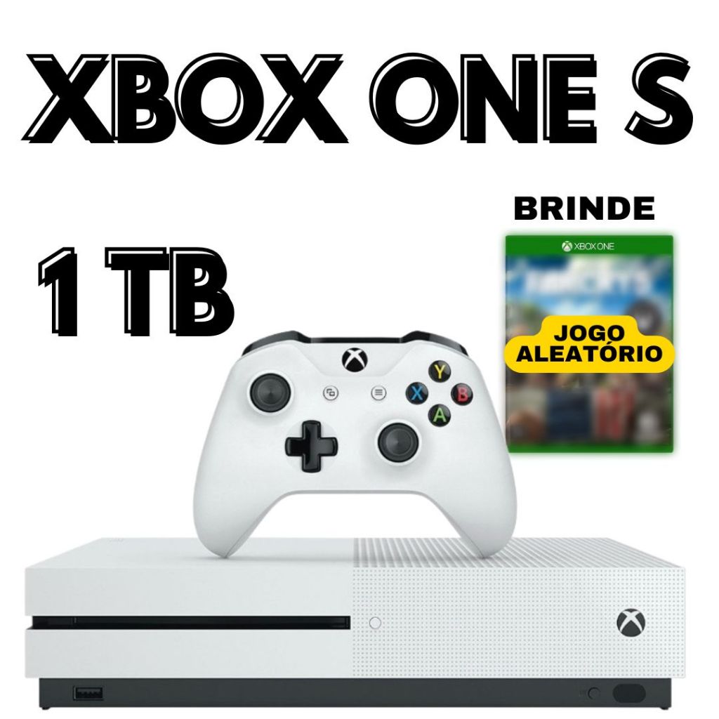 Xbox One S 1TB Com Garantia Video Game Console Na Caixa Semi-novo