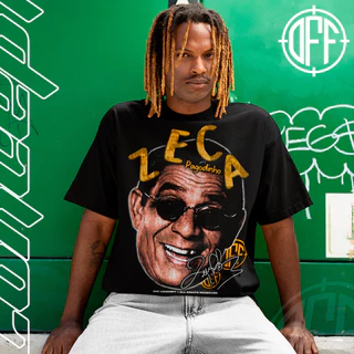 Camiseta Basica e OVERSIZED Zeca Pagodinho Carnaval Graphic Vintage Unissex - Offconcept