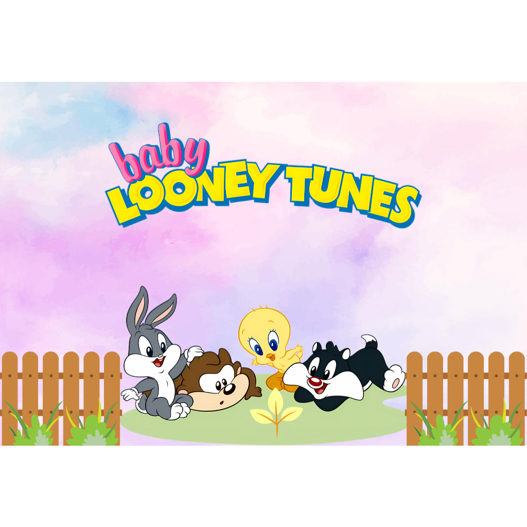 Rótulo Lata- Baby Looney Tunes menina | Shopee Brasil