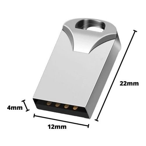 Mini Pendrive original 8GB/32GB/64GB/128G Modelo Chaveiro Metal