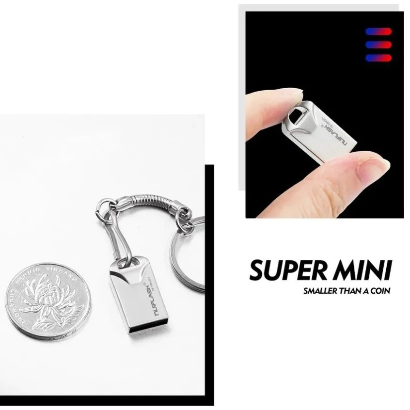 Mini Pendrive original 8GB/32GB/64GB/128G Modelo Chaveiro Metal