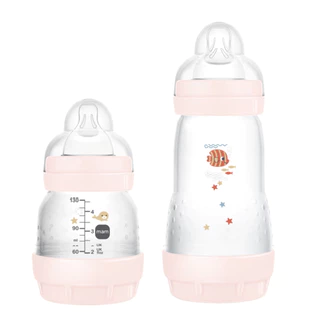 Kit 2 Mamadeiras Easy Start Set 130/260ml Neutro/SALMOM  - MAM