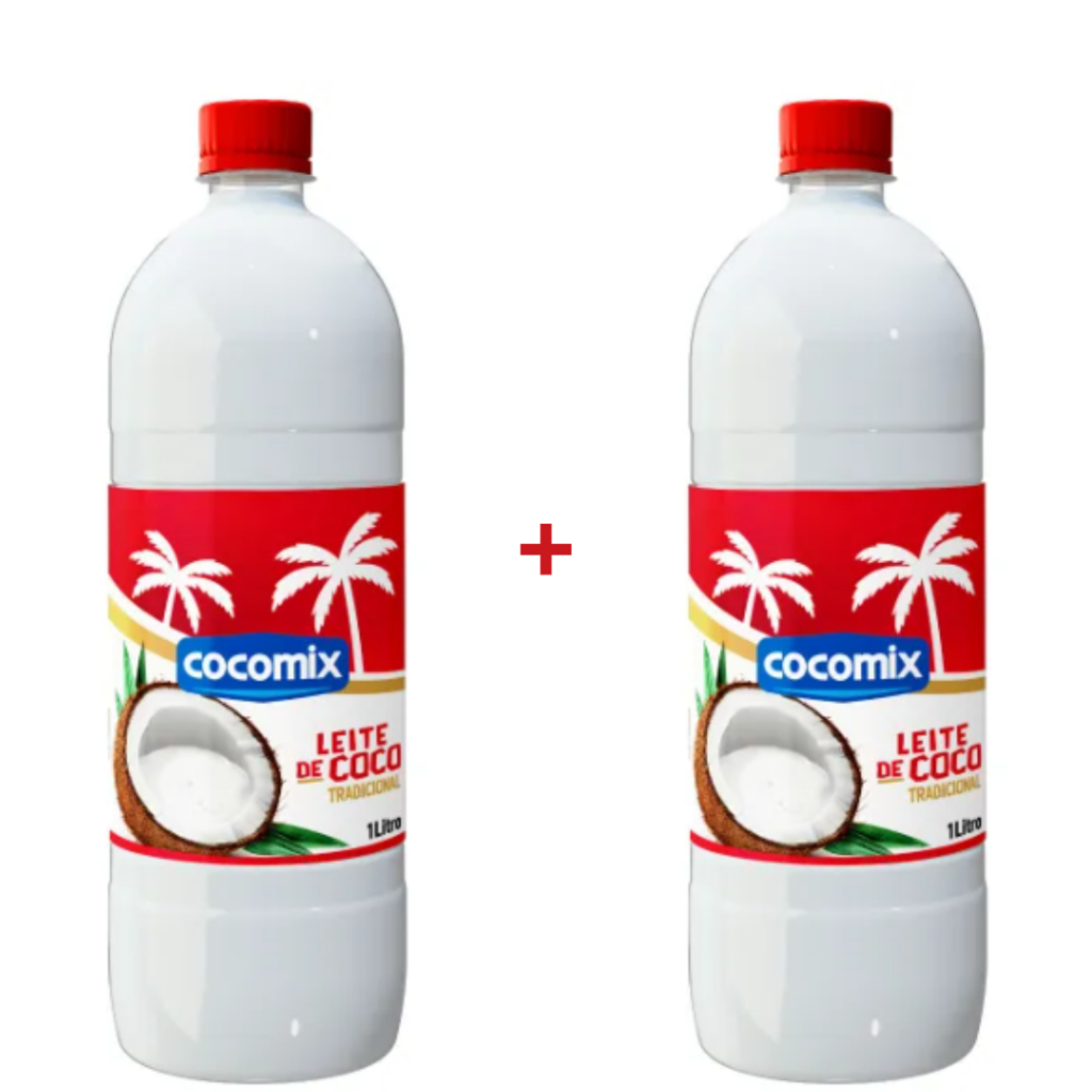 Leite de coco liquido natural - kit 2L | Shopee Brasil