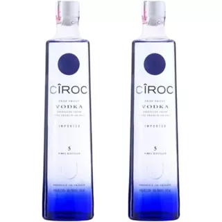 Kit com 2 Ciroc Vodka Francesa 750ml