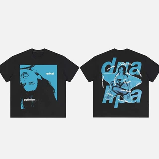 Camiseta Unissex Algodão Dua Lipa Radical Optimism