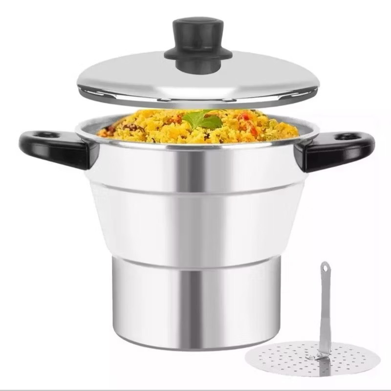 Brazilian Couscous Aluminio Brilhante Cuscuzeiro Nordestino ...