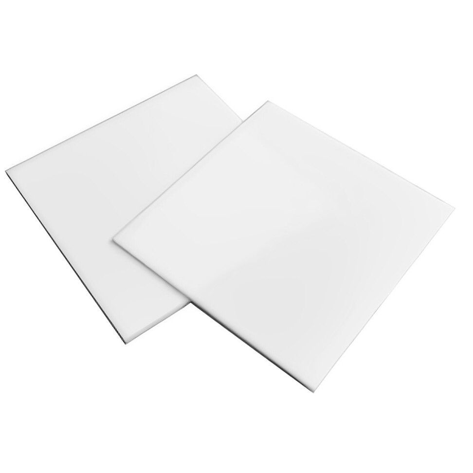 Chapa de Acrílico branco leitoso 50 X 40 Cm 2mm | Shopee Brasil