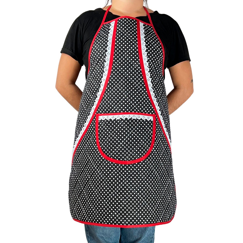 Avental de Cozinha Impermeável Tamanho GG com Bolso Medida: 79cm x 72cm ...