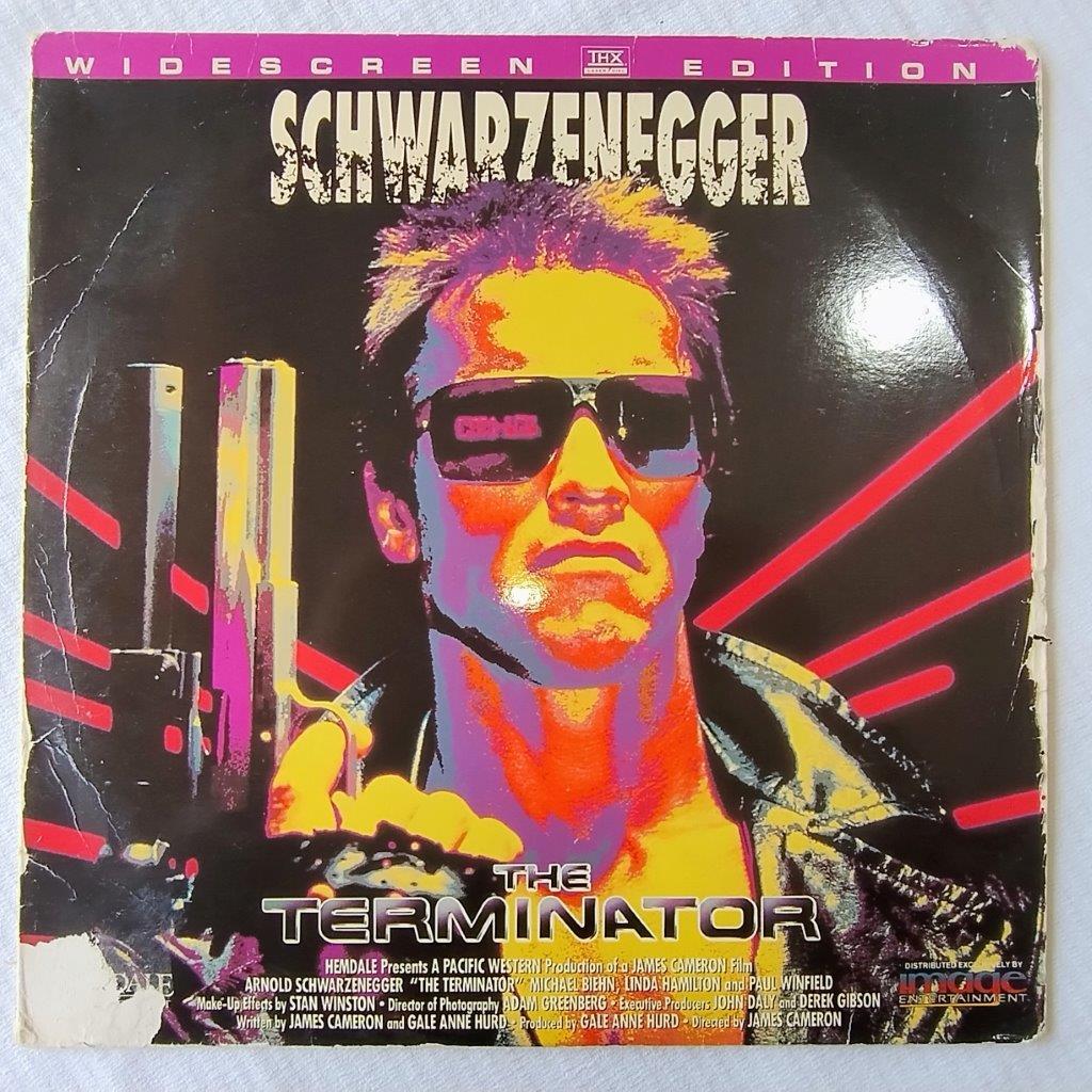 Laser Disc: The Terminator (O Exterminador do Futuro) | Japão/ Estados ...