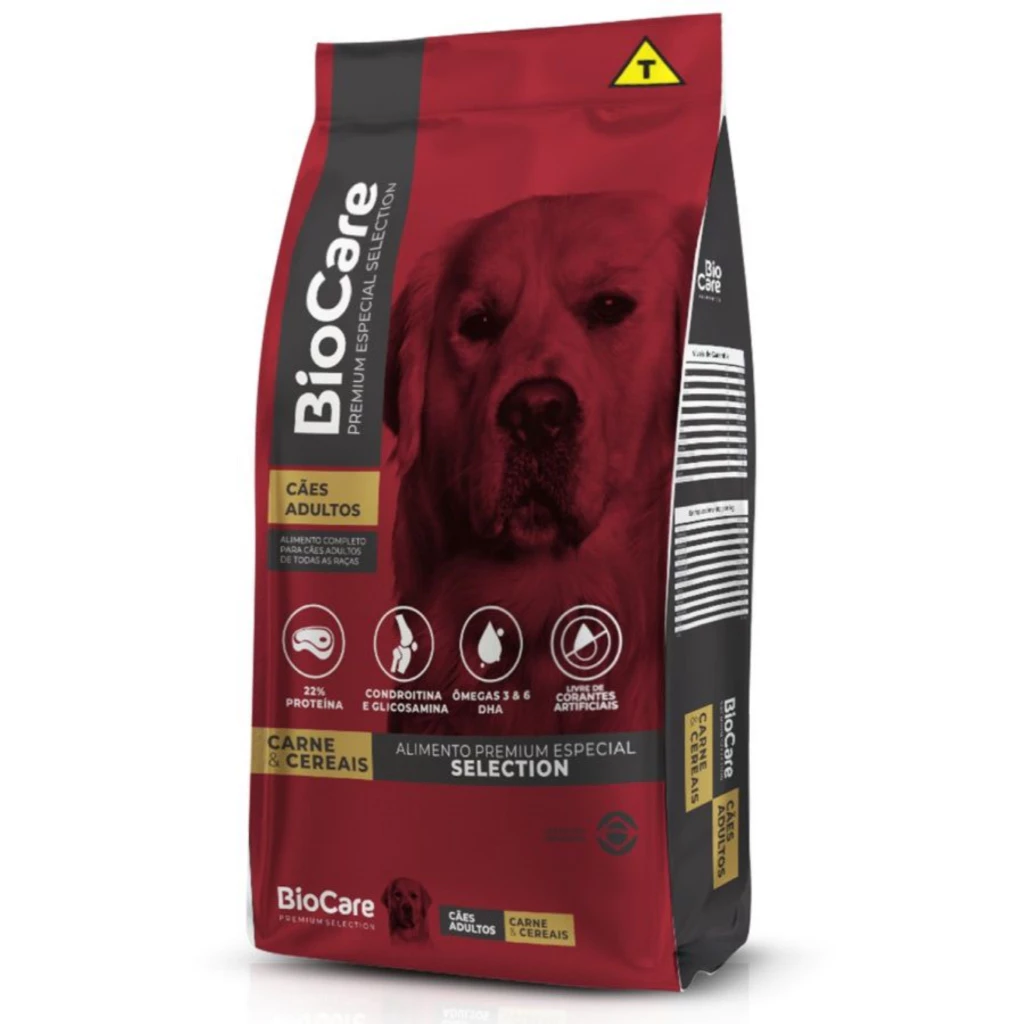 Imagem do produto Ração BioCare Premium Especial Selection - Carne & Cereais - Adultos 15kg no catálogo Master Pet